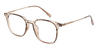 Brown Hilda - Square Glasses