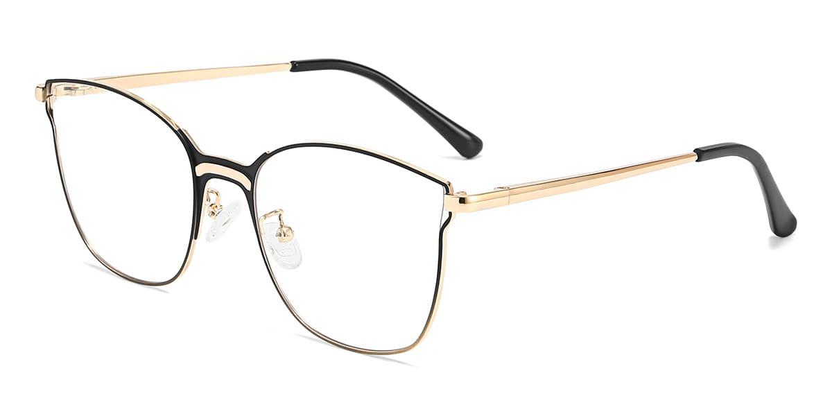 Black Tawny Frode - Square Glasses