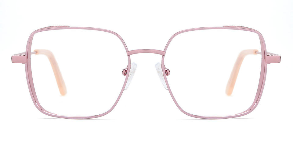 Pink April - Rectangle Glasses