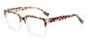 Dark Brown Spots Debby - Aviator Glasses