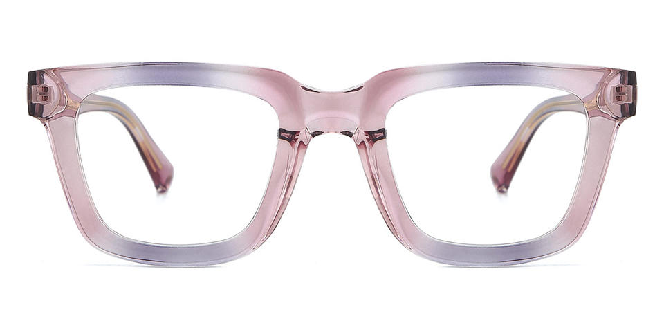 Pink Purple Kimberley - Rectangle Glasses