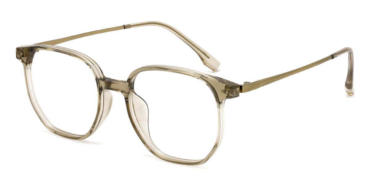 Olive Green Bridget - Square Glasses
