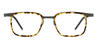 Gun Tortoiseshell Darcy - Rectangle Glasses