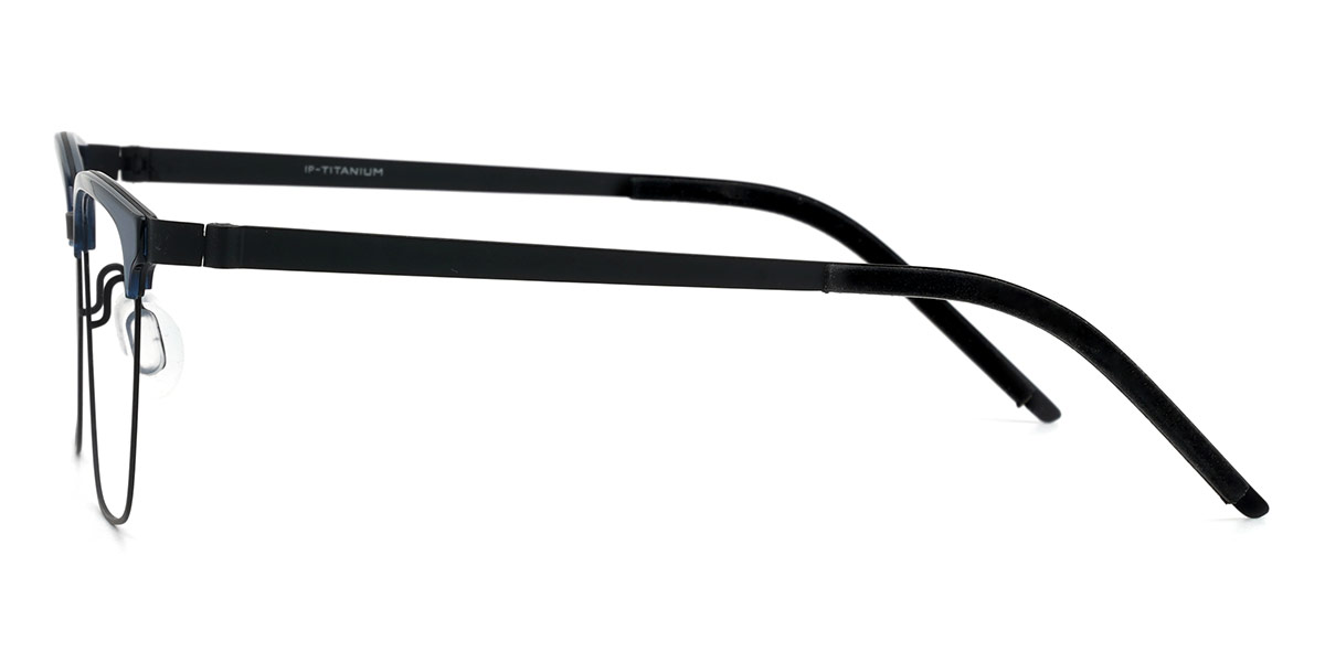 Black Blue Elmer - Rectangle Glasses