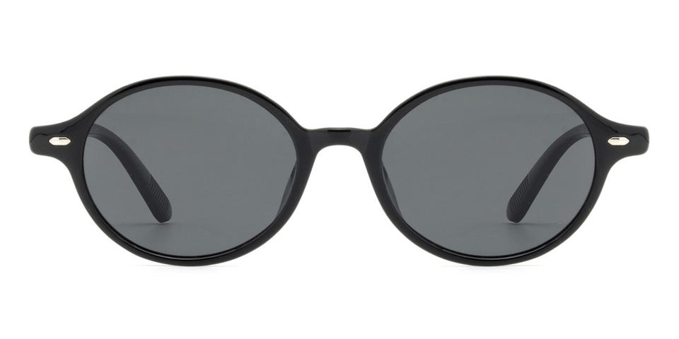 Black Grey Dale - Oval Sunglasses
