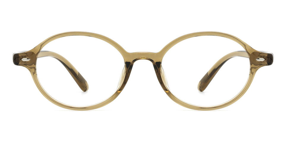 Olive Green Hugh - Oval Glasses