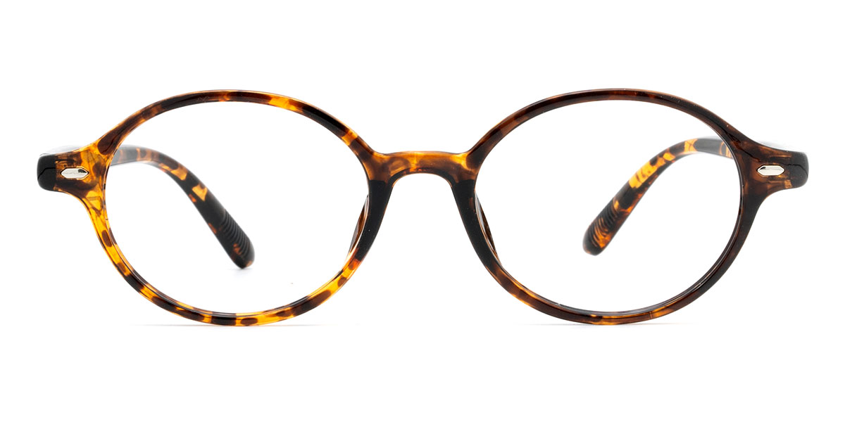 Tortoiseshell Hugh - Oval Glasses