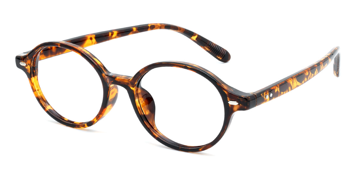 Tortoiseshell Hugh - Oval Glasses