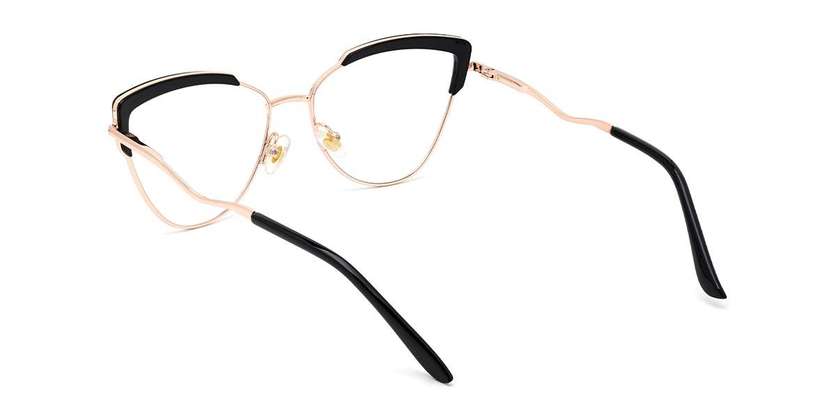 Black Gold Deborah - Cat Eye Glasses
