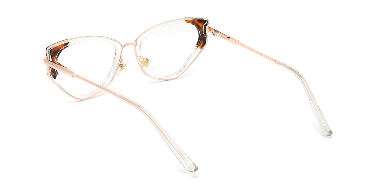 Clear Tortoiseshell Deirdre - Cat Eye Glasses