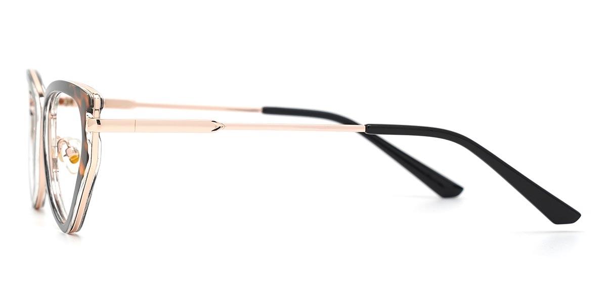 Black Tortoiseshell Deirdre - Cat Eye Glasses