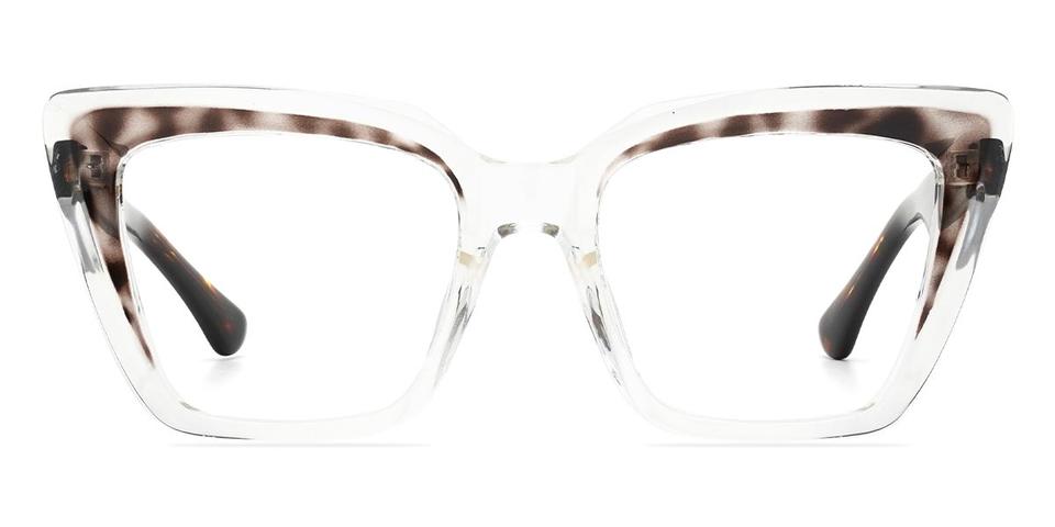 Clear Tortoiseshell Hermosa - Square Glasses