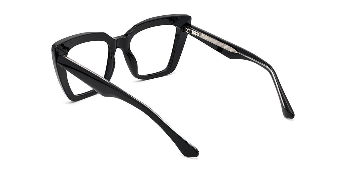 Black Hermosa - Square Glasses