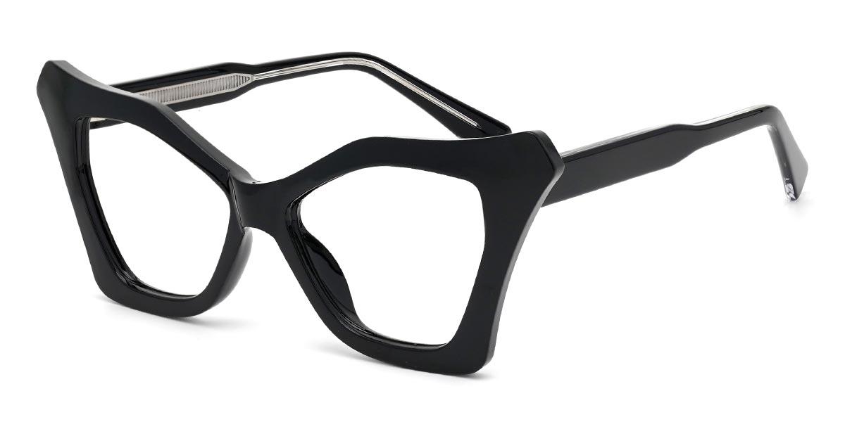 Black Ronald - Cat Eye Glasses