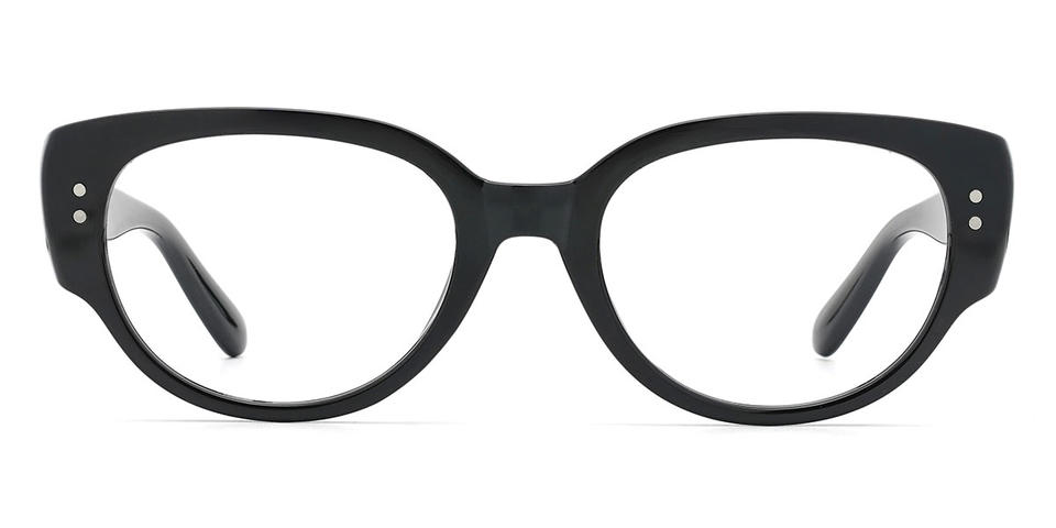 Black Rupert - Oval Glasses