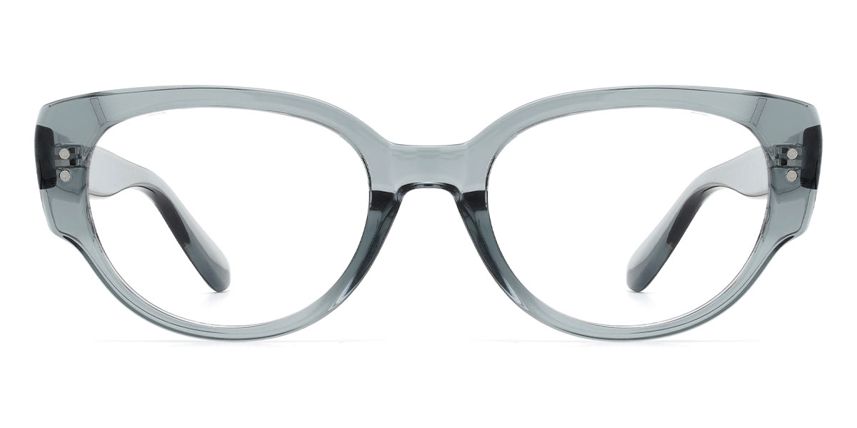 Grey Rupert - Oval Glasses