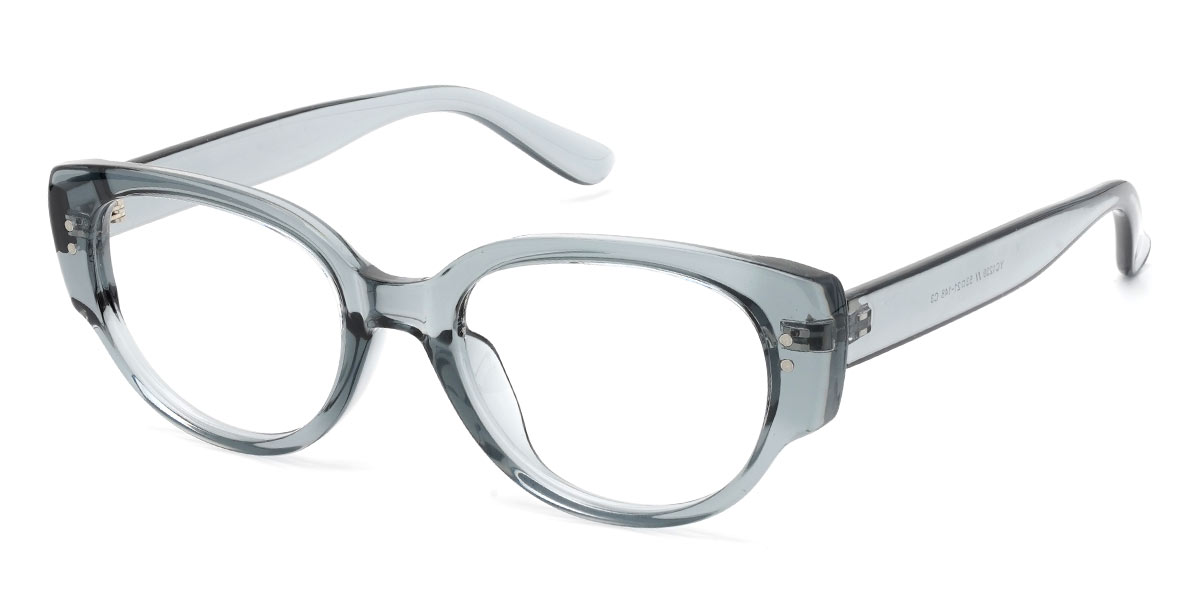 Grey Rupert - Oval Glasses