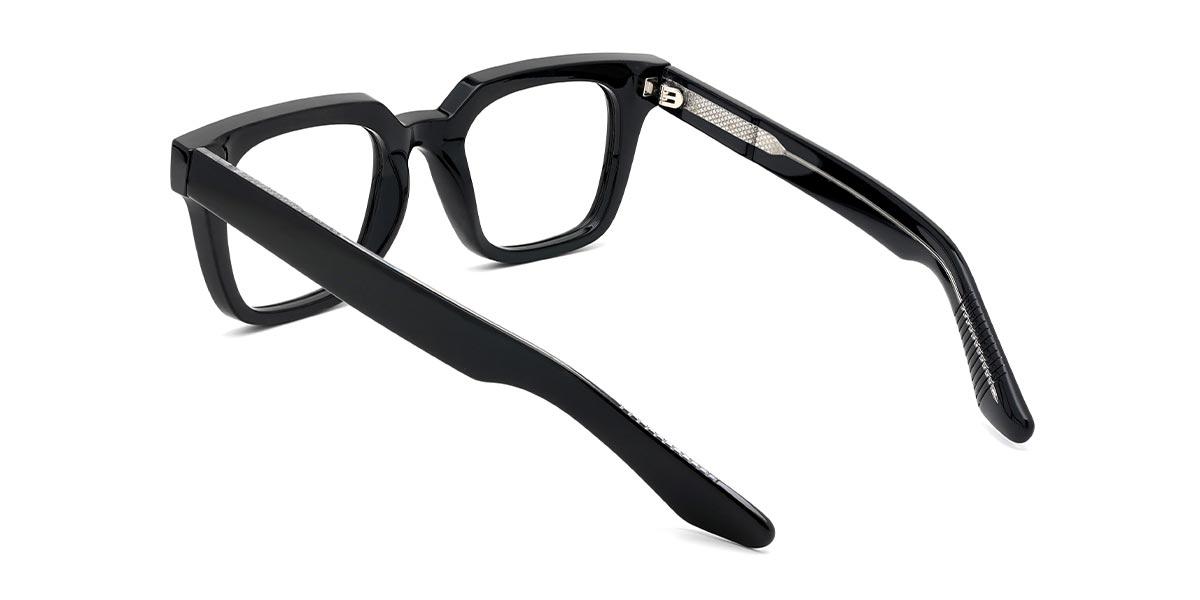 Black Kama - Rectangle Glasses