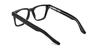 Black Mamie - Rectangle Glasses