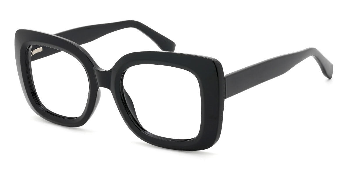 Black Annabelle - Square Glasses