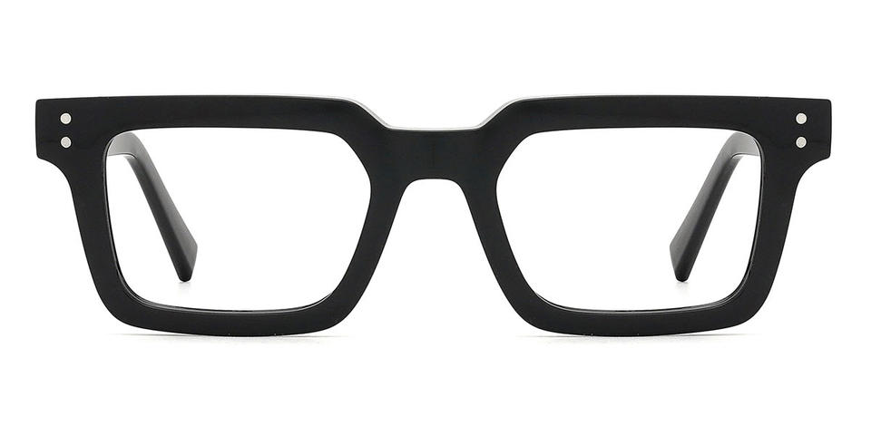 Black Bernice - Rectangle Glasses