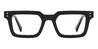 Black Bernice - Rectangle Glasses