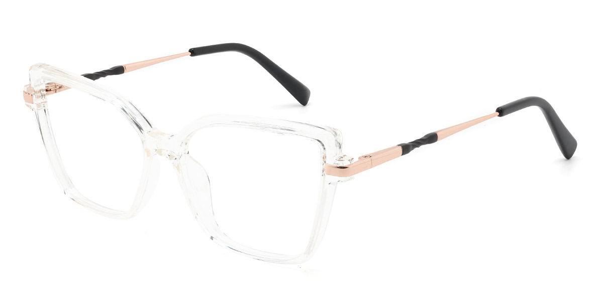 Clear Marlon - Square Glasses