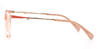 Light Orange Reginald - Rectangle Glasses