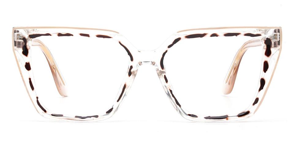 Grey Stripe Verne - Square Glasses