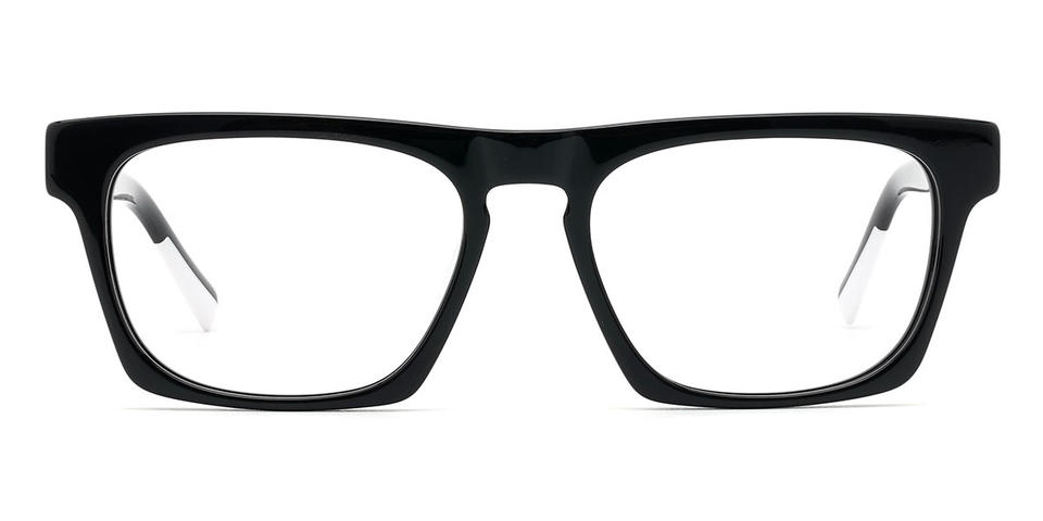 Black Yehudi - Rectangle Glasses