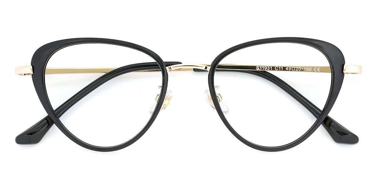 Black Theobald - Cat Eye Glasses