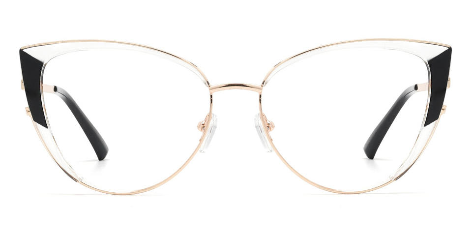 Black Clear Rodney - Cat Eye Glasses