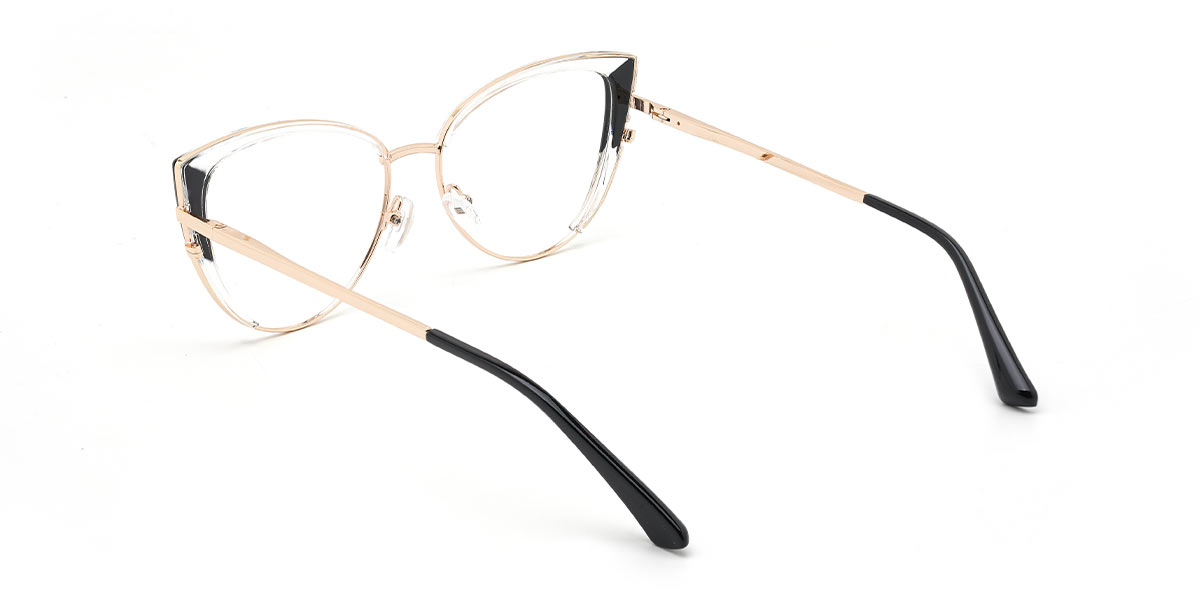 Black Clear Rodney - Cat Eye Glasses