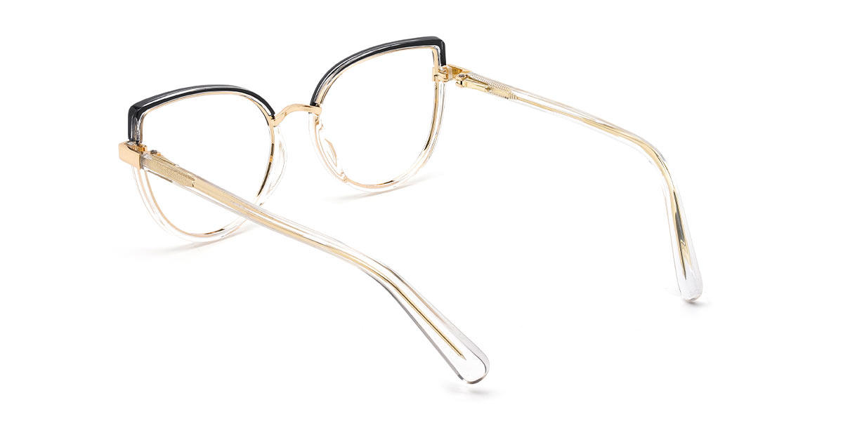 Black Clear Porter - Cat Eye Glasses