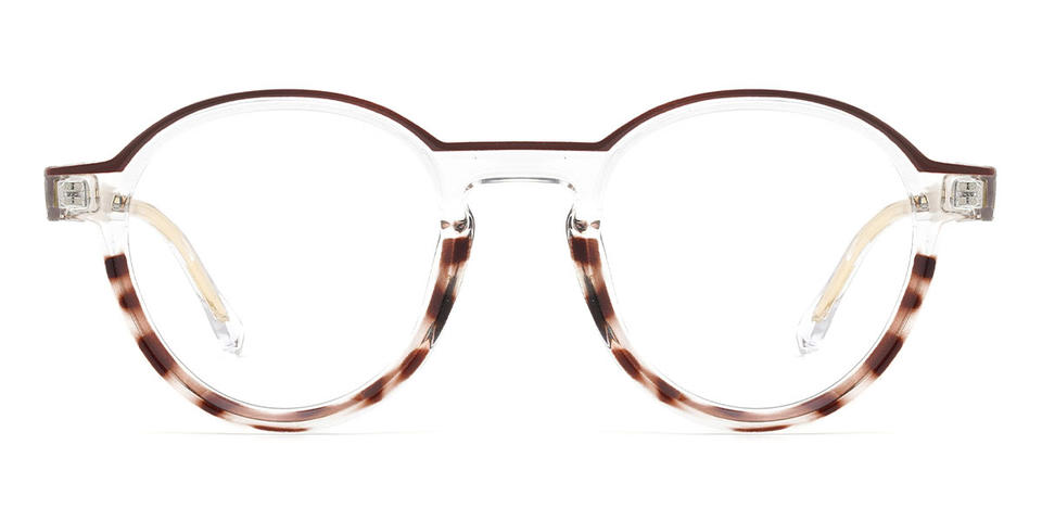 Clear Tortoiseshell Otto - Oval Glasses