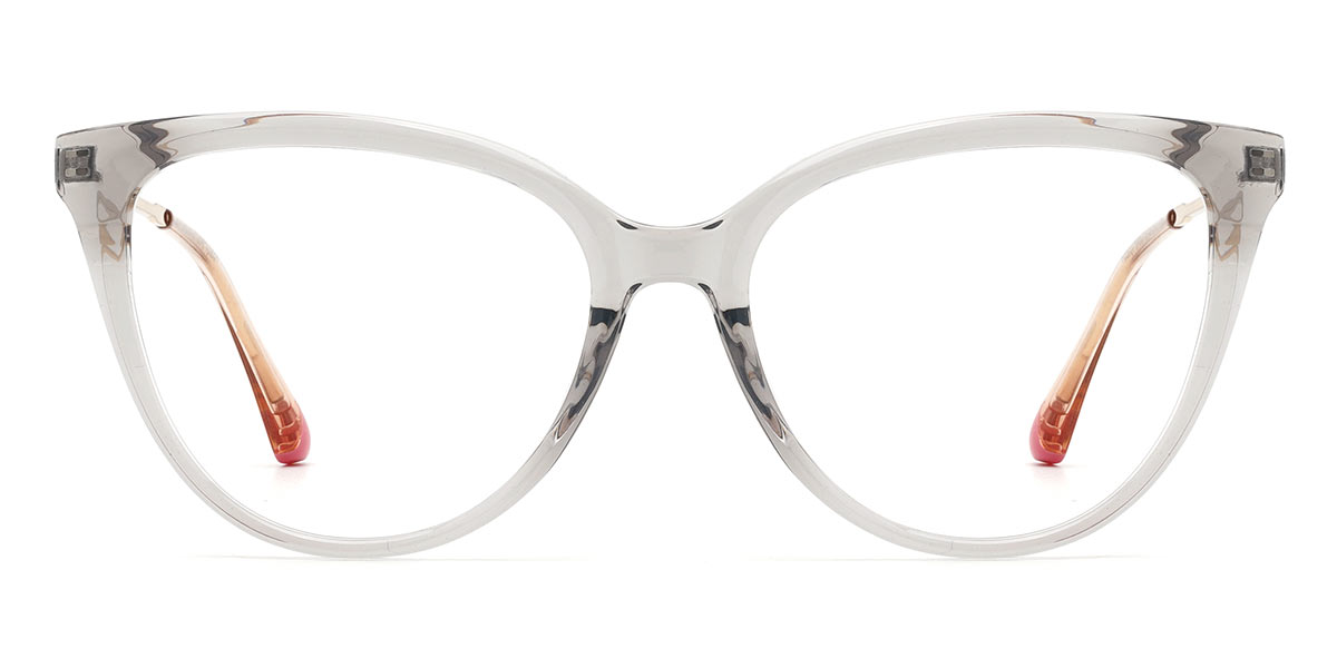 Clear Grey Hugo - Cat Eye Glasses
