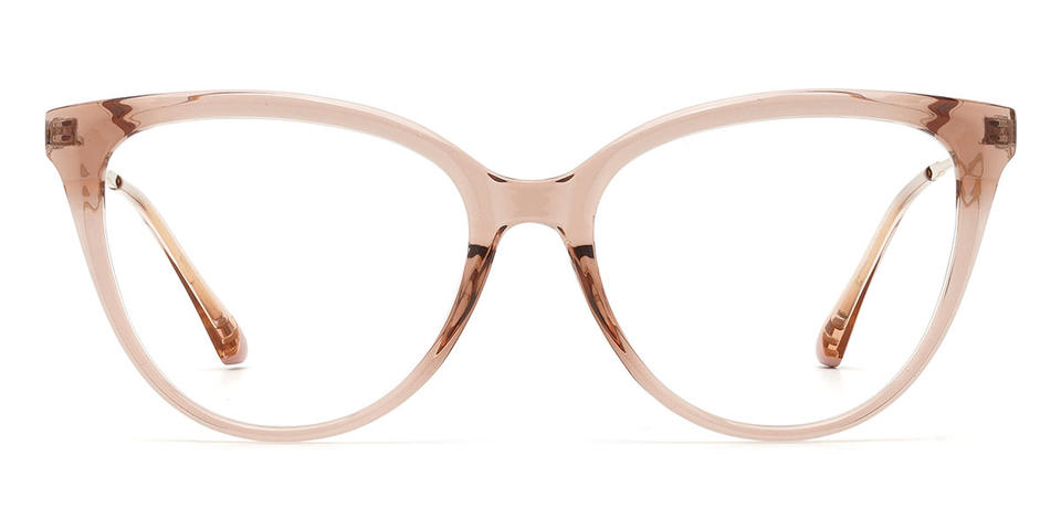 Coral Orange Hugo - Cat Eye Glasses