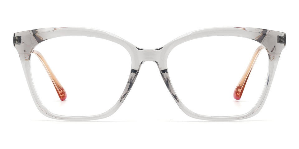 Clear Grey Toby - Cat Eye Glasses