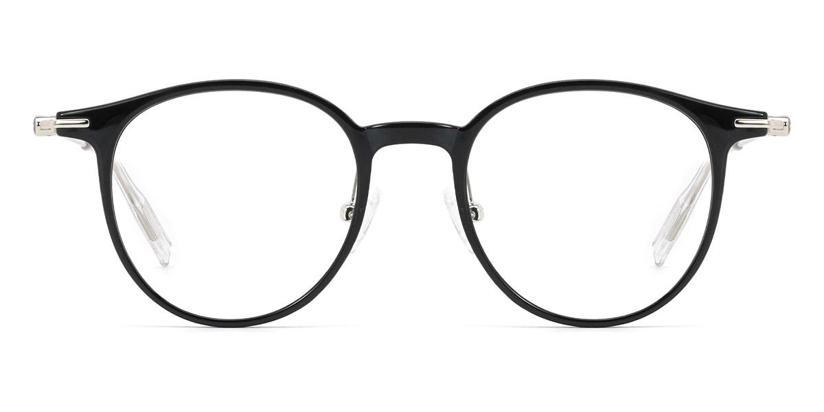 Black Neil - Oval Glasses