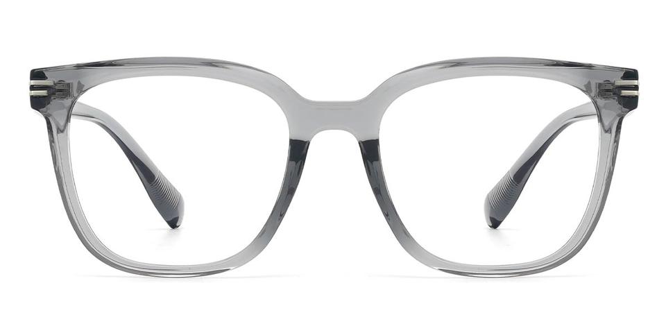Clear Grey Murphy - Square Glasses