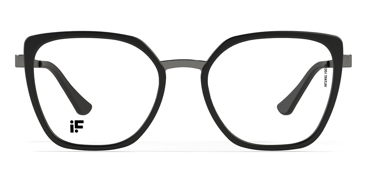 Black Silver Coalition 8 - Square Glasses