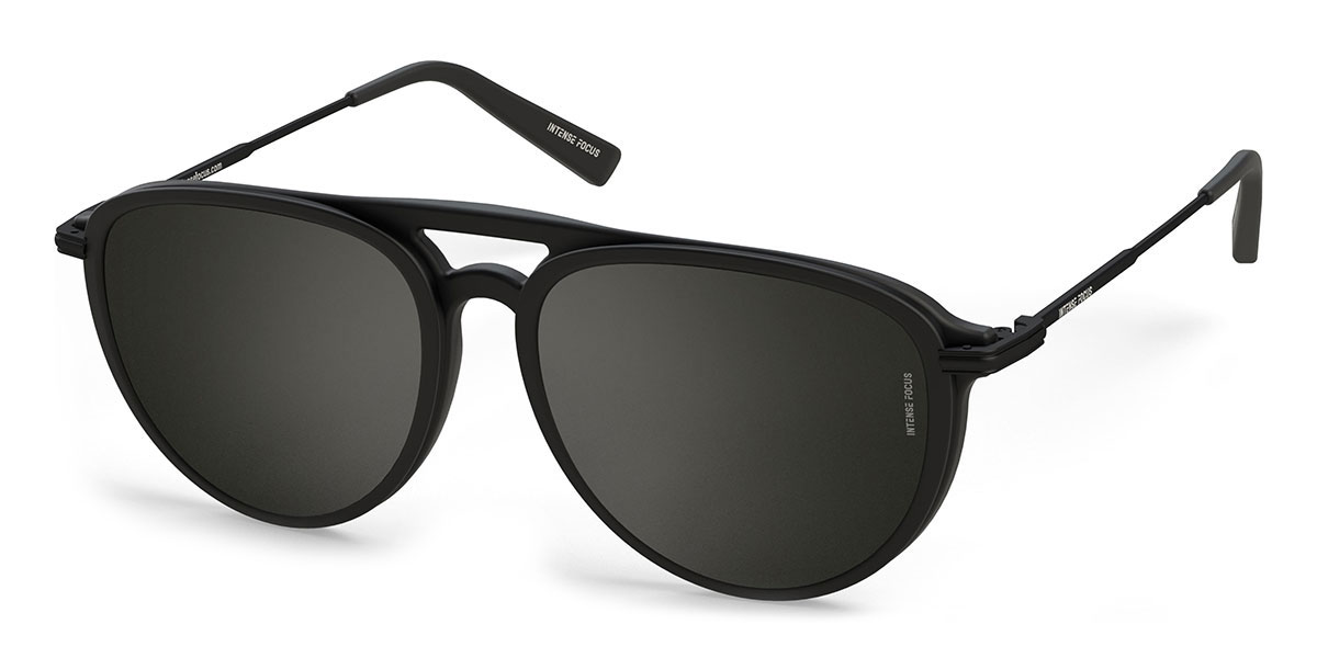 Fekete szürke Coalition 10 X - Aviator Sunglasses