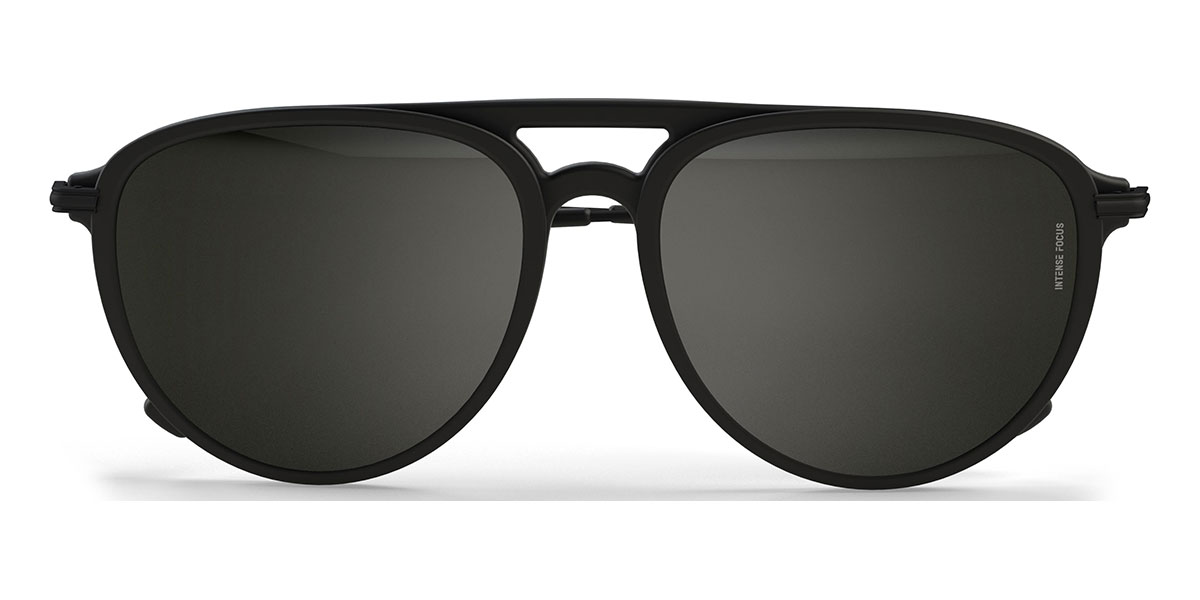 Fekete szürke Coalition 10 X - Aviator Sunglasses