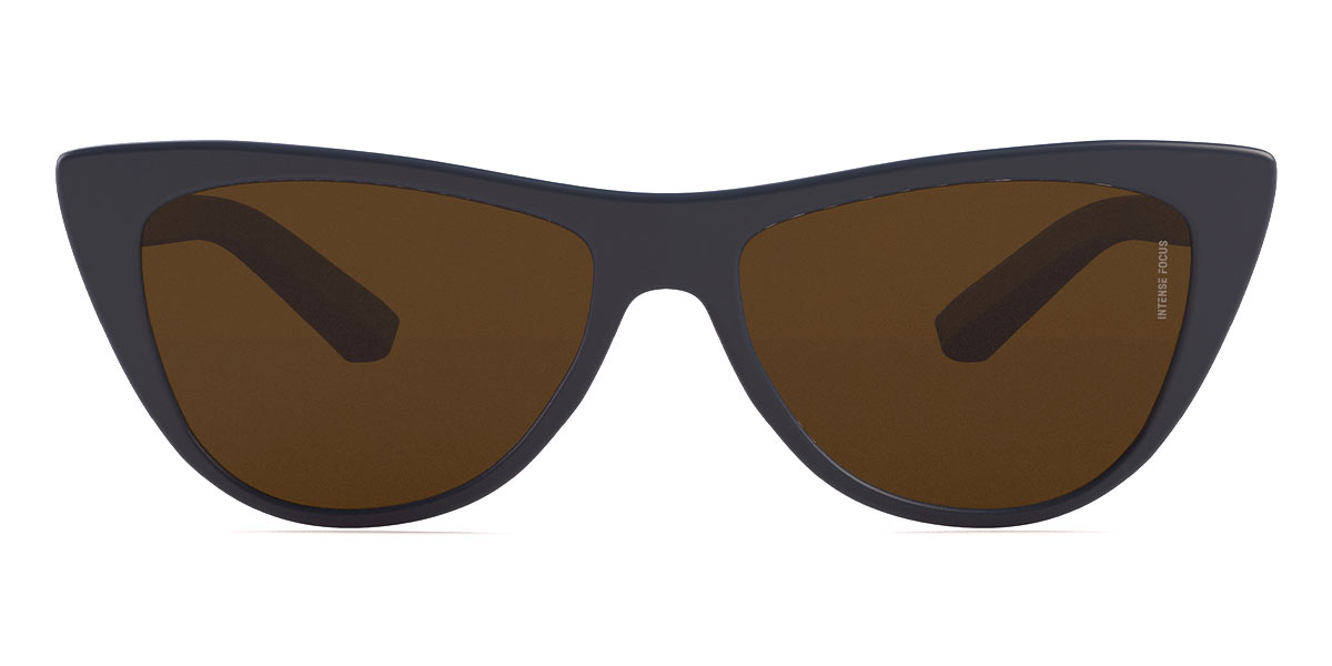 Blue Brown Coolbroad 5 X - Cat Eye Sunglasses