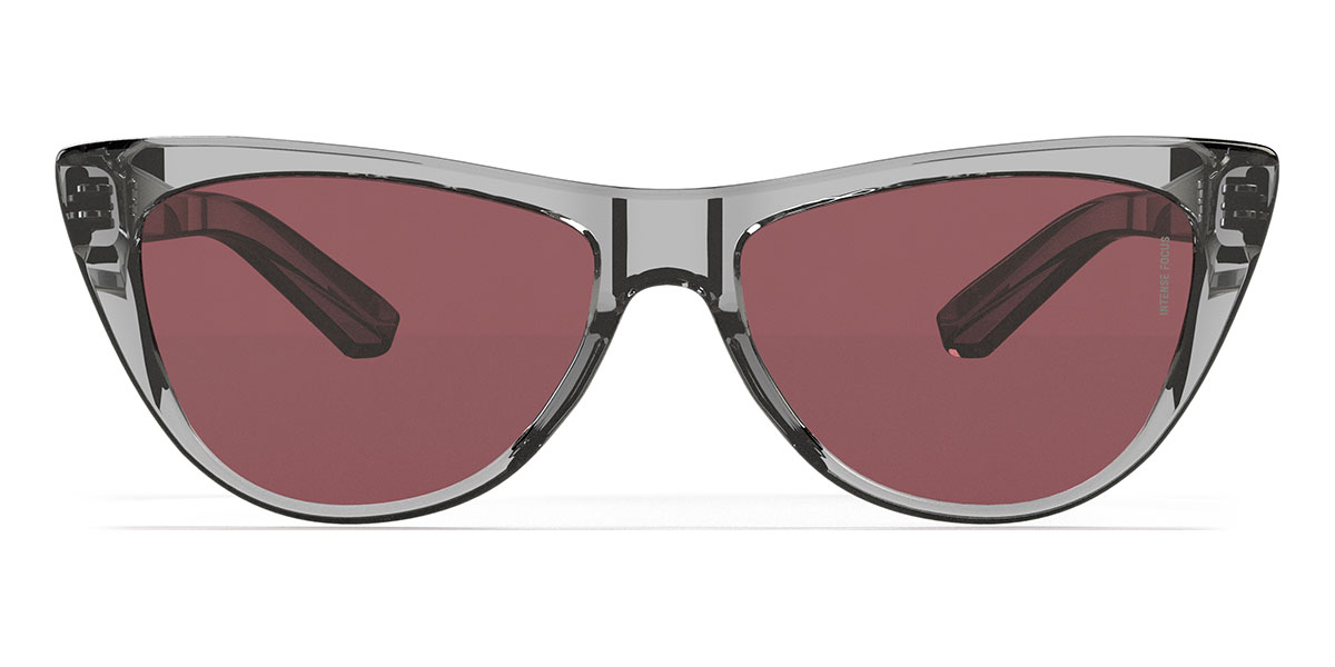 Clear Grey Pink Coolbroad 5 X - Cat Eye Sunglasses