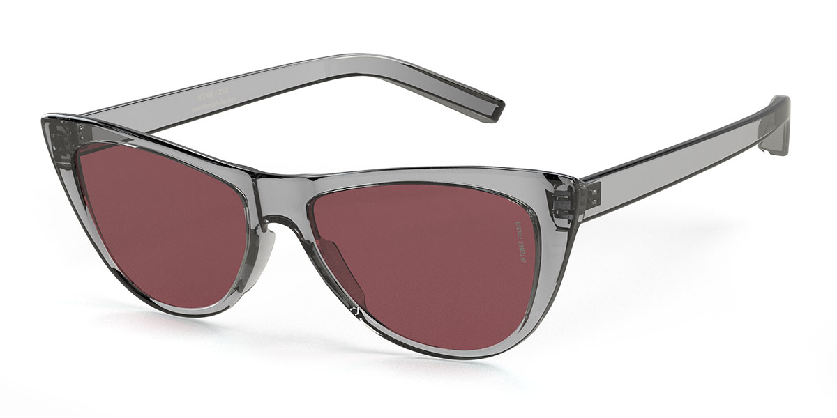 Clear Grey Pink Coolbroad 5 X - Cat Eye Sunglasses