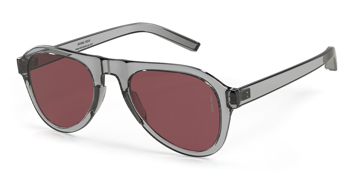 Clear Grey Pink Coolbroad 6 X - Aviator Sunglasses