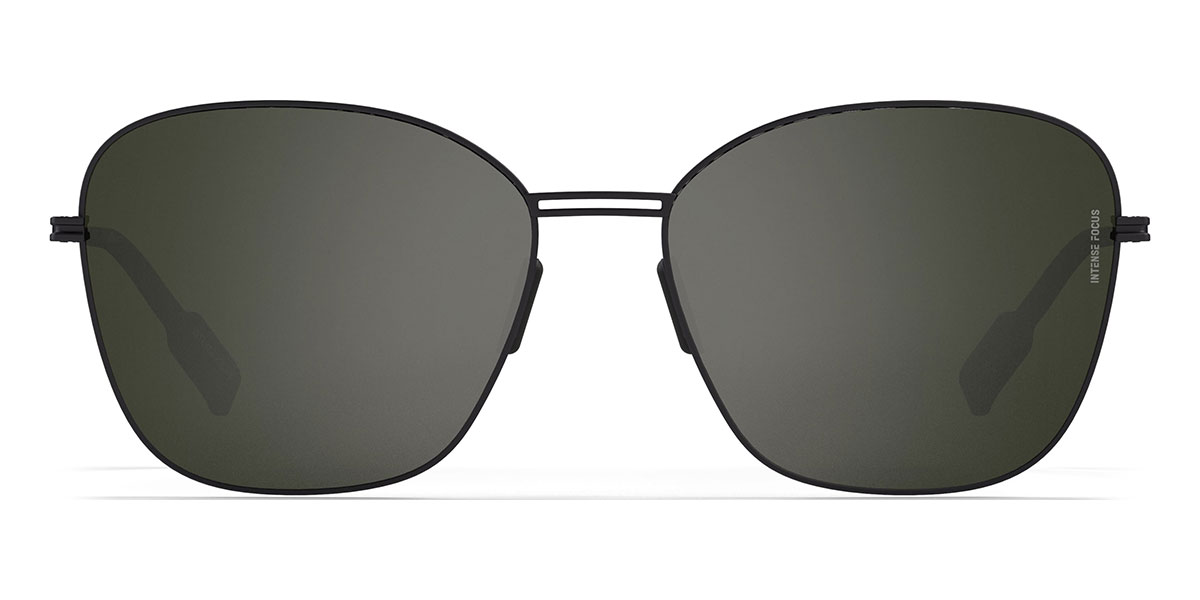 Schwarz Grau Dapper 8 X - Cat Eye Sunglasses