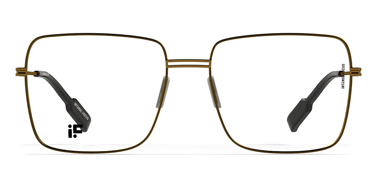 Gold Dapper 9 - Square Glasses