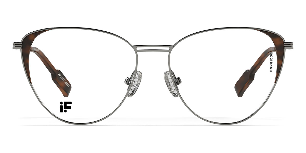 Silber Schildpatt Dapper 13 - Cat Eye Glasses